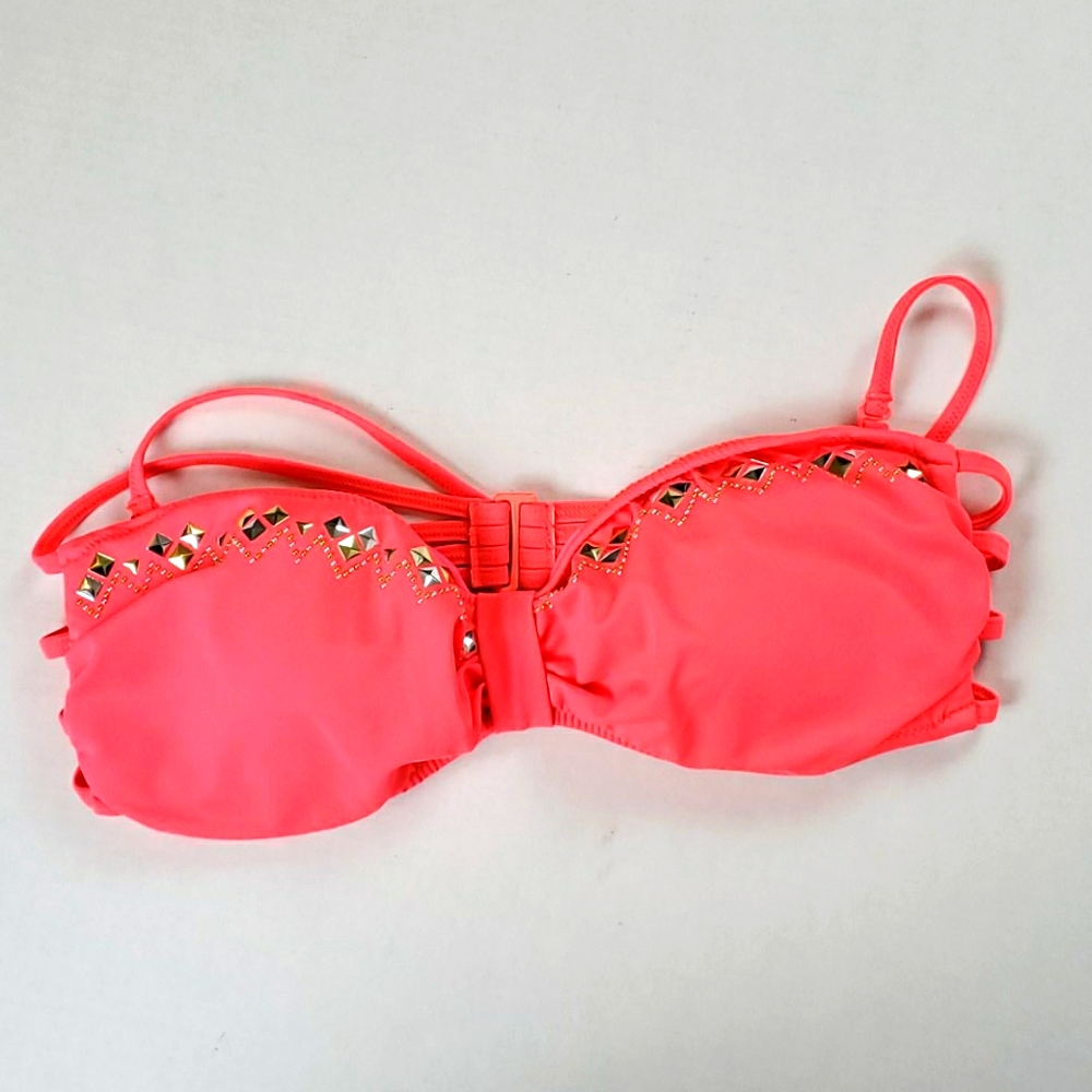 Pink Victoria Secret swim top women size M